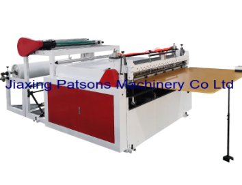 Aluminum foil sheeting machine