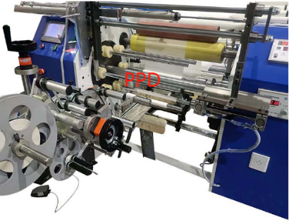 Fully Automatic Silicon Paper Rewinding Machine With Labeling