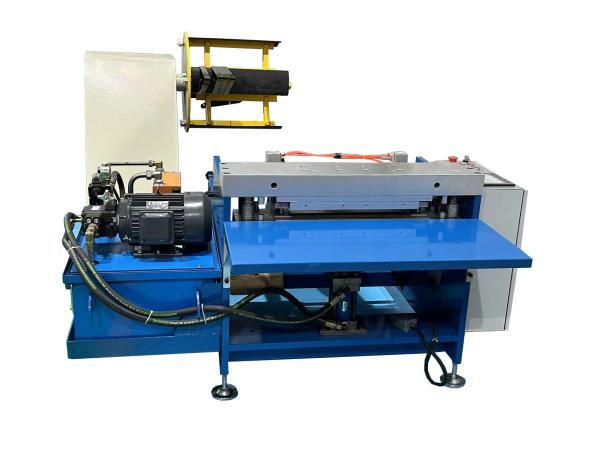 Semi Automatic Metal Blade Fixing Machine With Feeding Rack